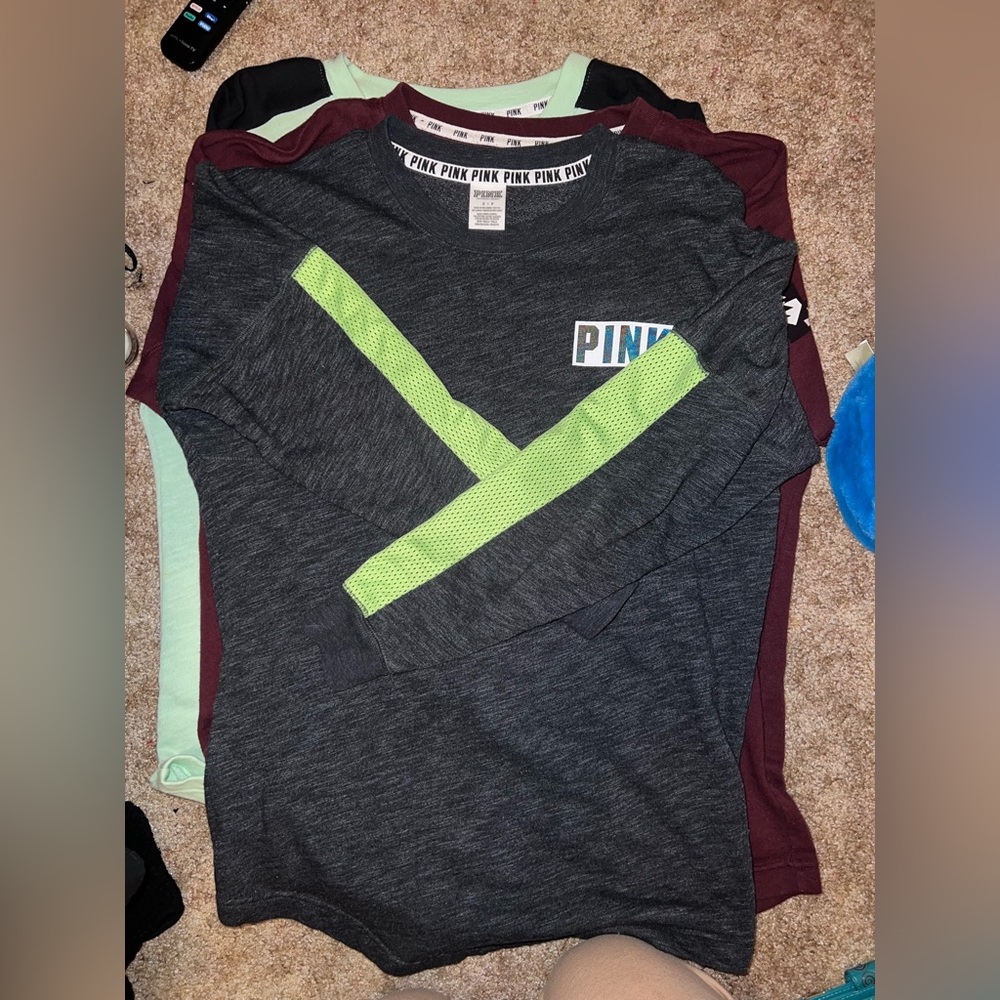 All Victoria Secret’s “Pink” overzish a sweater!